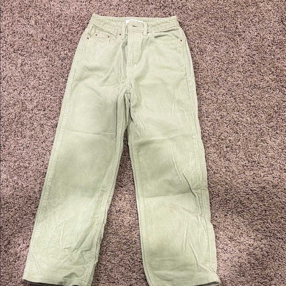 Light Green Corduroy Pants